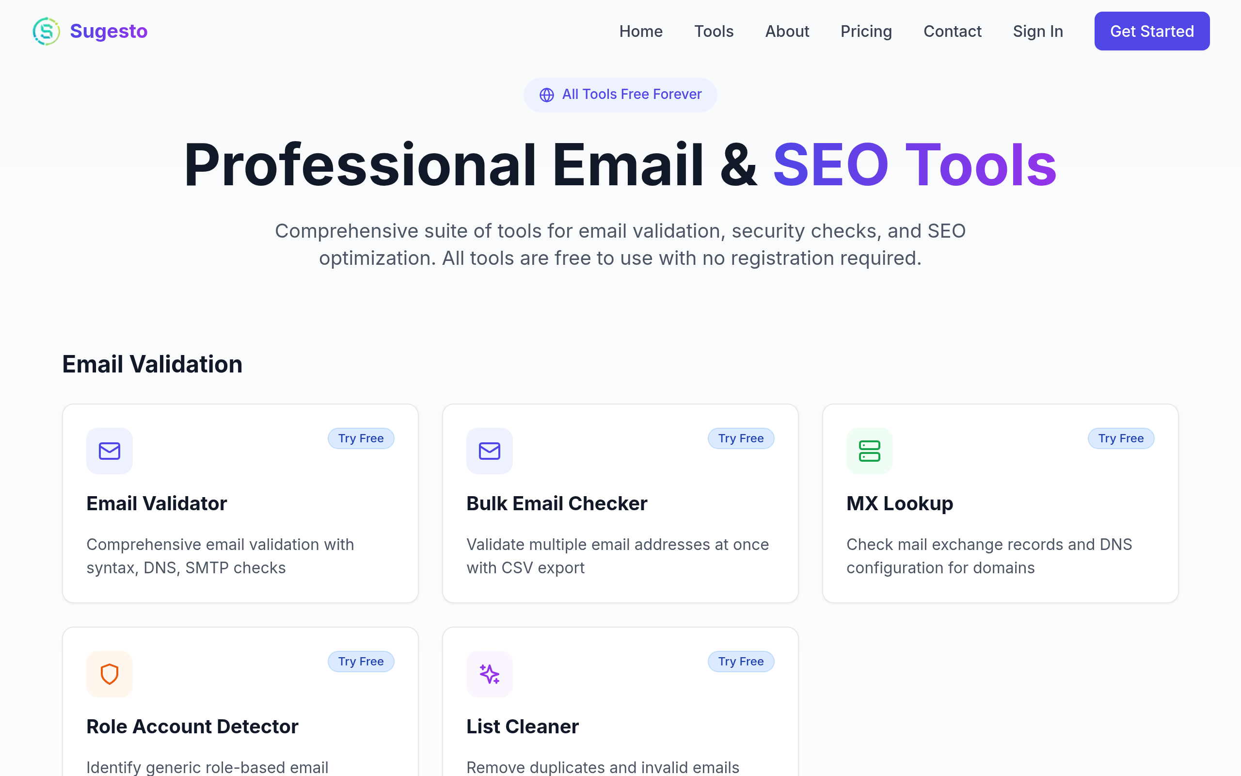 Email & SEO Tools