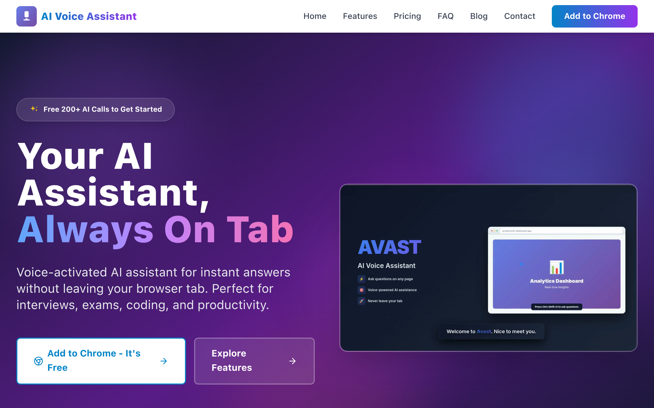 Free AI Voice Assistant for Interviews, Exams & Coding