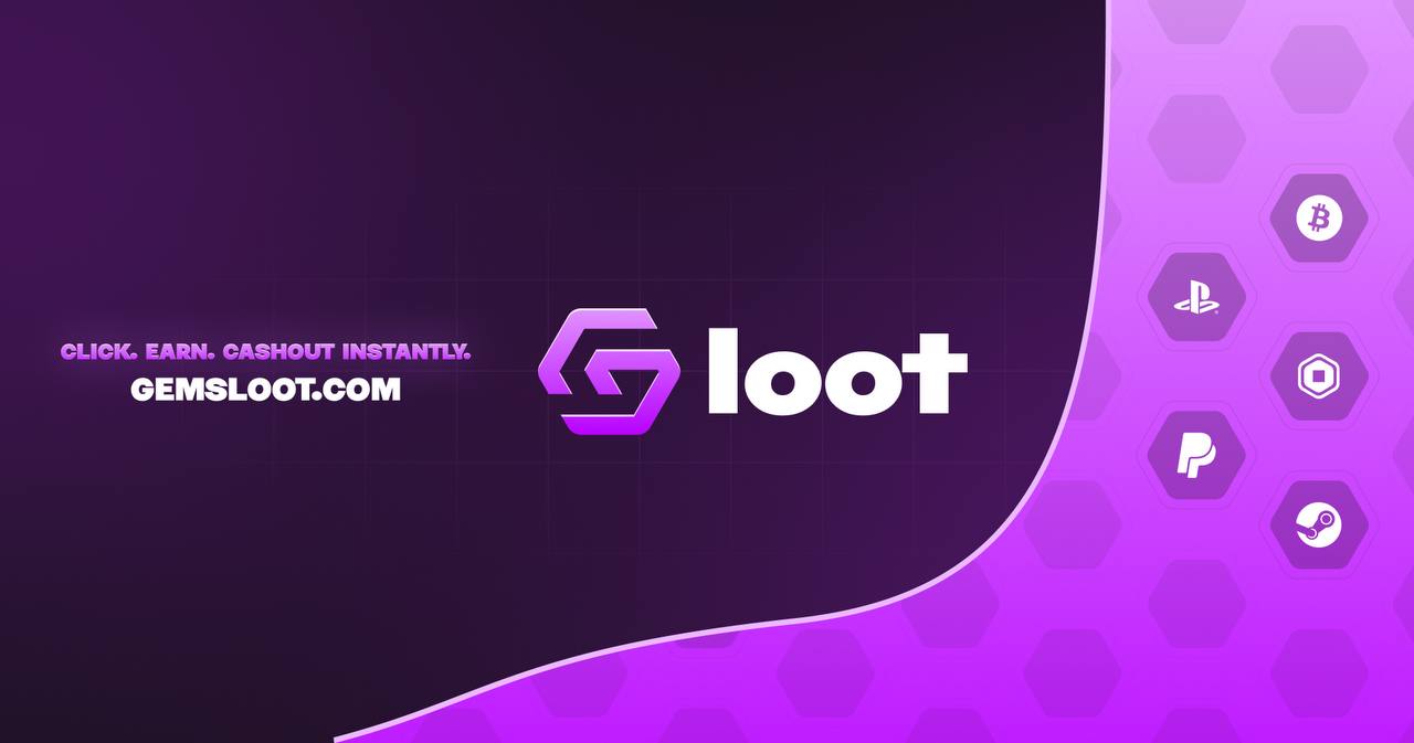 Gemsloot: Free Cash, Robux, Bitcoin, Gift cards & more!