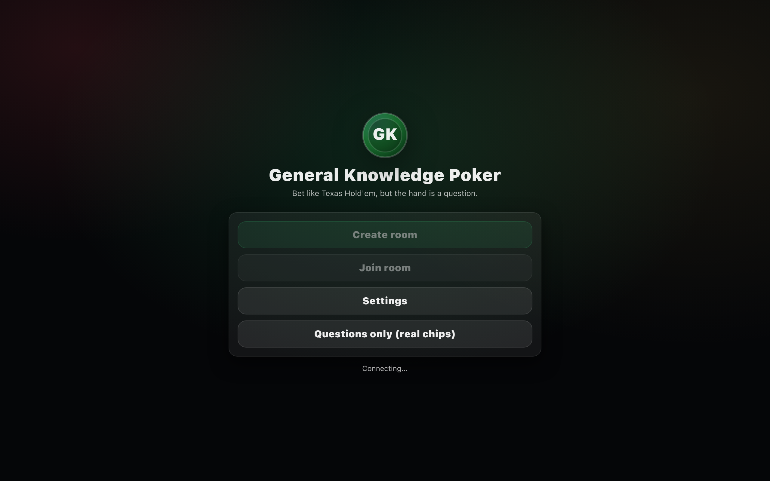 General Knowledge Poker