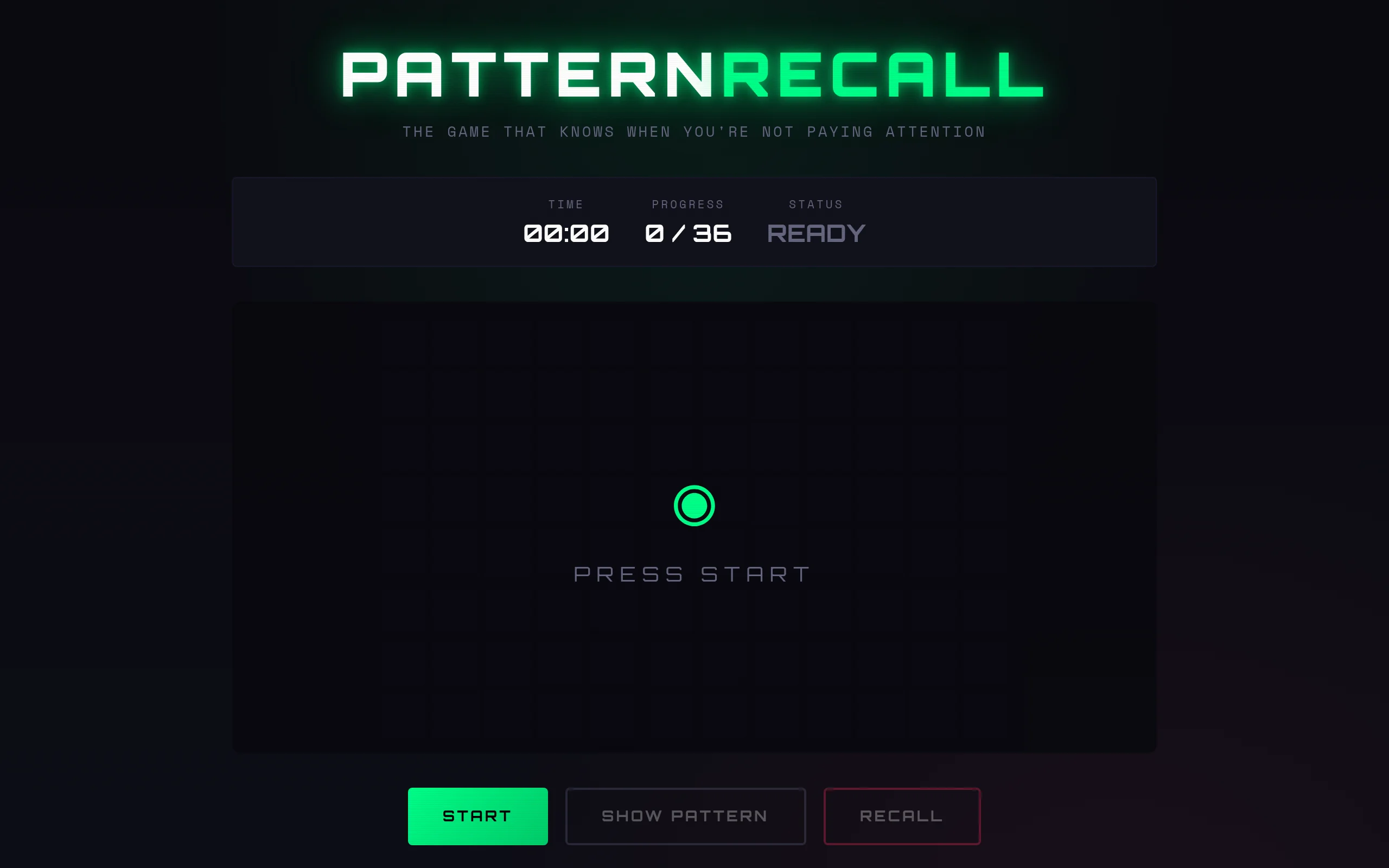 Pattern Recall