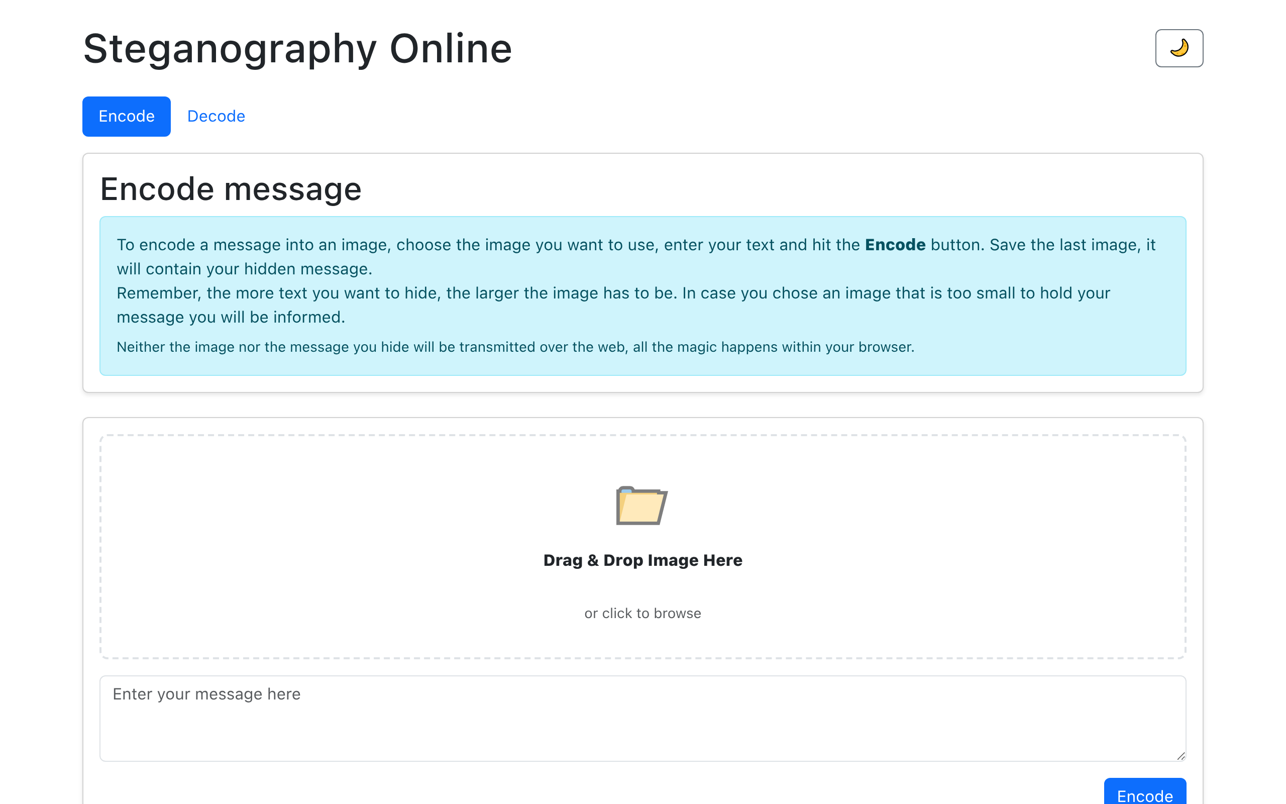 Steganography Online