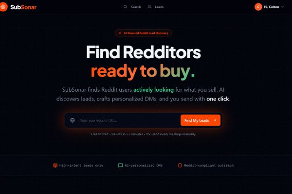 SubSonar - Reddit Lead Gen