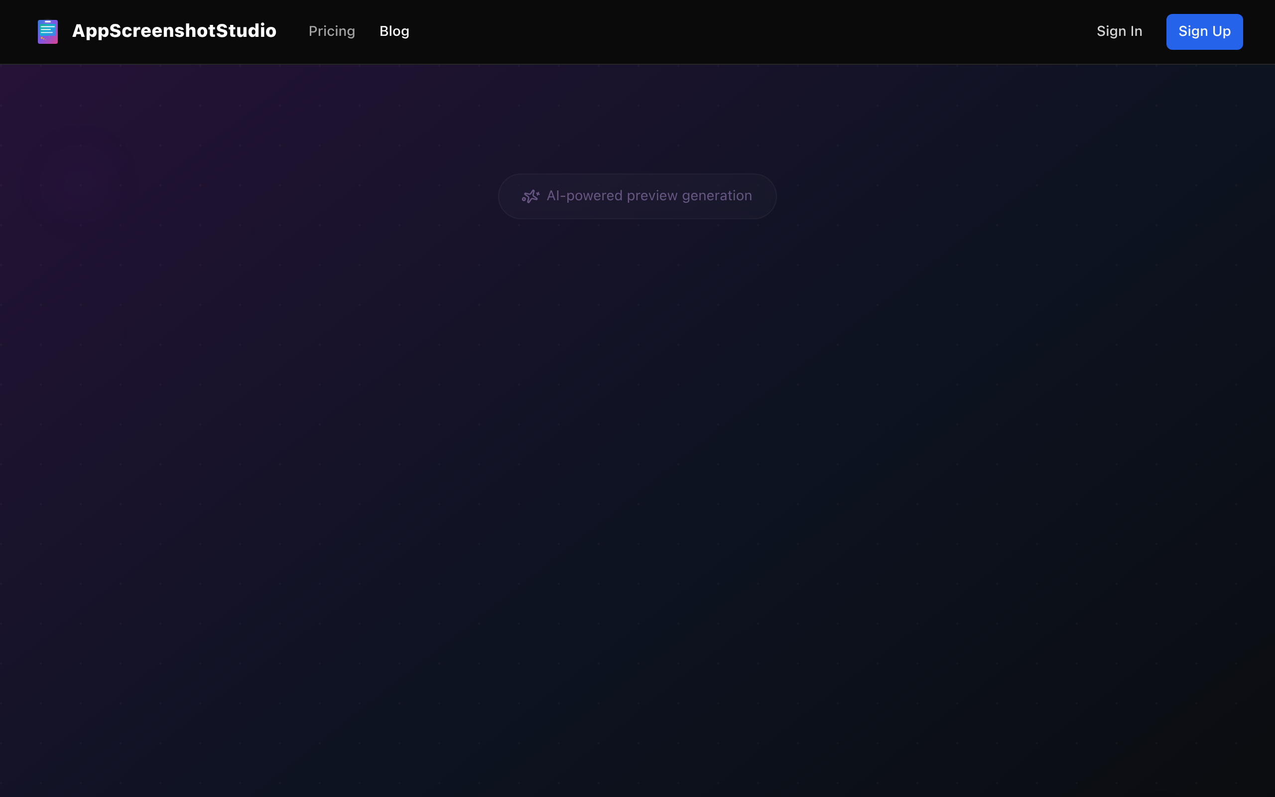 AI App Store Preview Maker